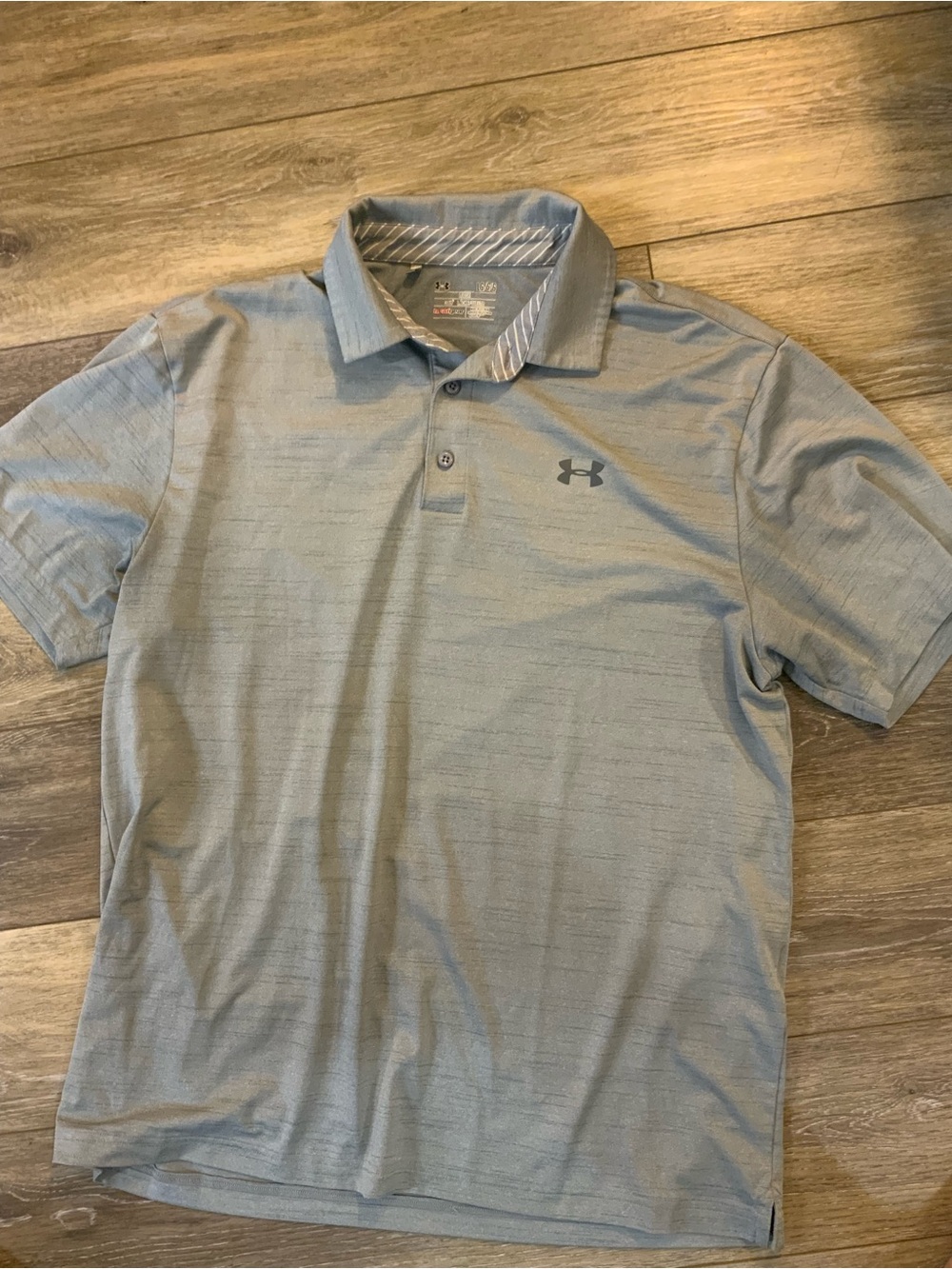 Under Armour Men’s Light Gray Performance Polo - Picture 3 of 3